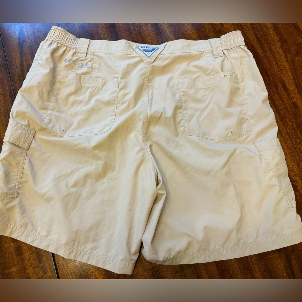 Columbia Sportswear Performance Fishing Gear cargo khaki shorts men’s 38 - Picture 8 of 14